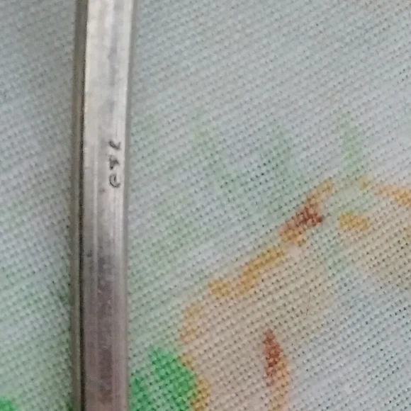 Vintage Silver Onyx Hinge Bracelet - Picture 5 of 12